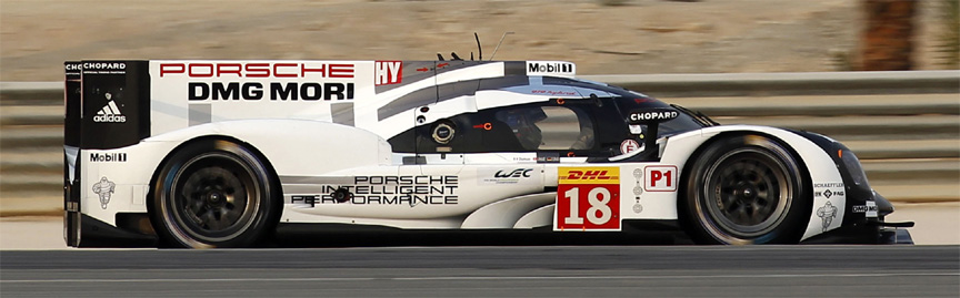 2015 Bahrain 6h winner - 919 no. 18 of Romain Dumas, Neel Jani and Marc Lieb