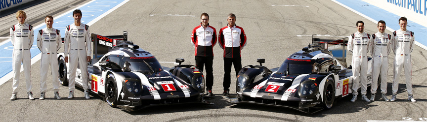 Porsche 919-16 team