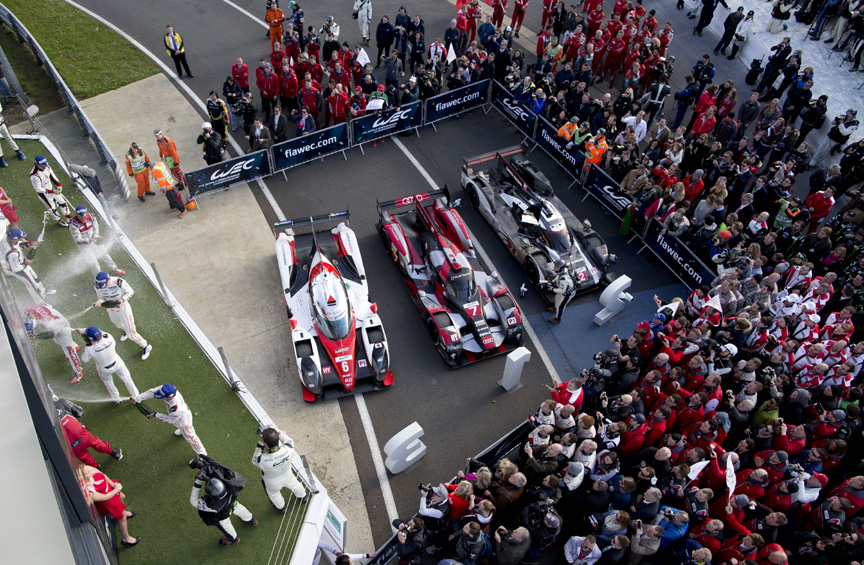 2016 Porsche 919 hybrid, April 17, Silverstone initial podium with Audi as the winner