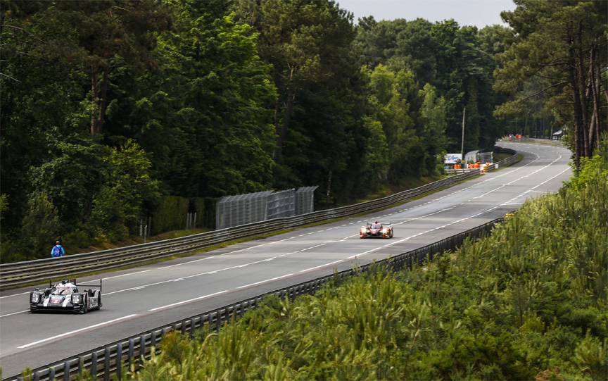 Porsche #2, the fastest car in qualification runs.