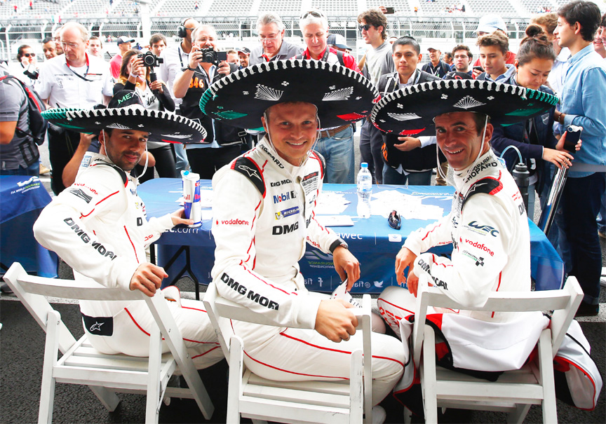 Before the Mexican race: 2016 season leaders Neel Jani, Marc Lieb and Romain Dumas