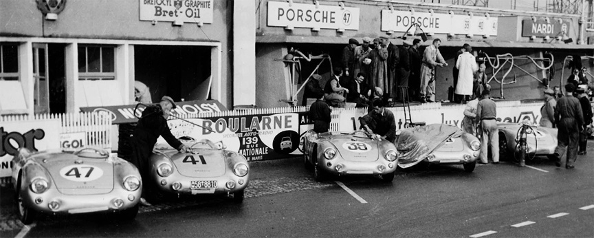 1954 Le Mans 24h, before the race. 