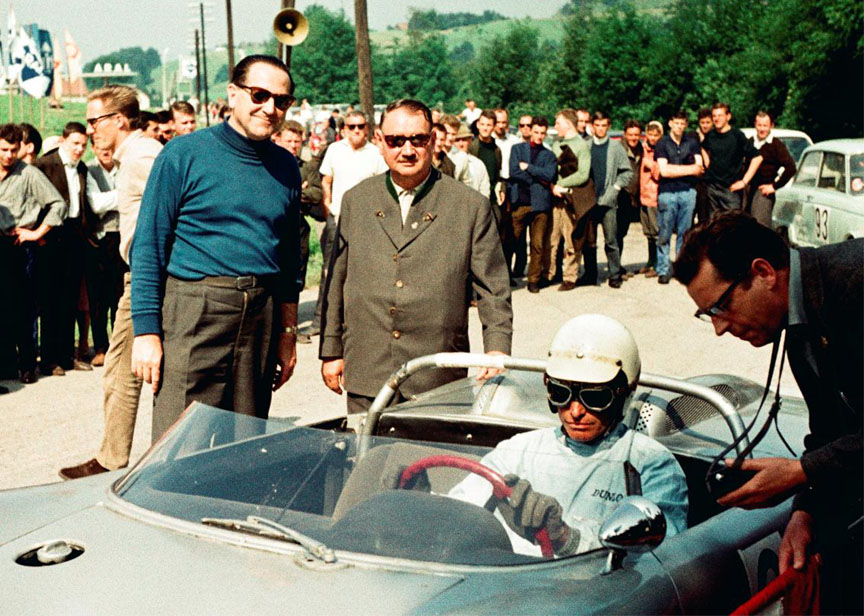 1964 Gaisberg hill climb was won again by Edgar Barth in the Porsche W-RS like a year before