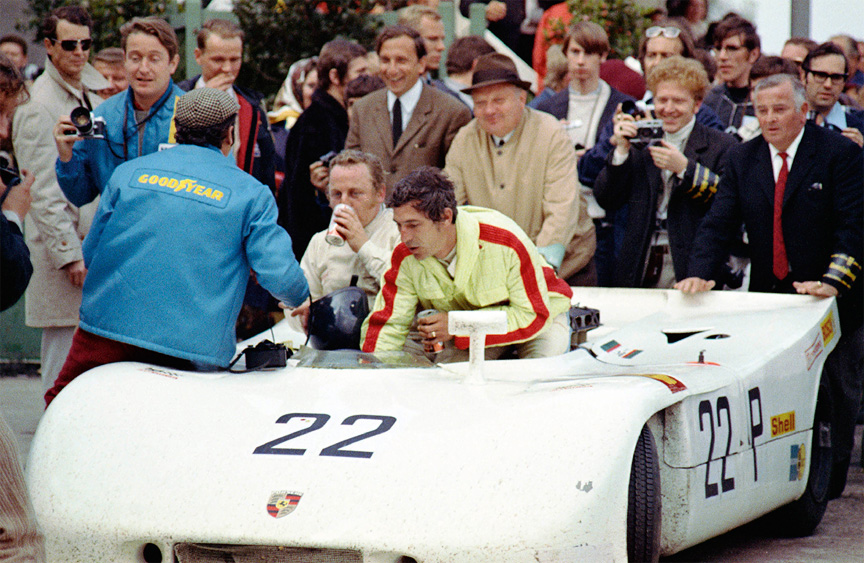 1970 Nürburgring 1000 km winners Kurt Ahrens Jr. and Vic Elford