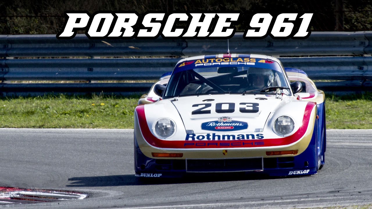 1986 Porsche 961 demo at Zandvoort 2018 (fly-by's & revving)