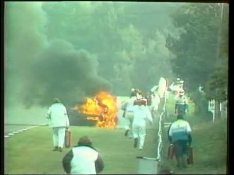 1987 - Le Mans - Kees Nierop fire