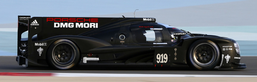 2015 February: prototype testing at Bahrain International Circuit
