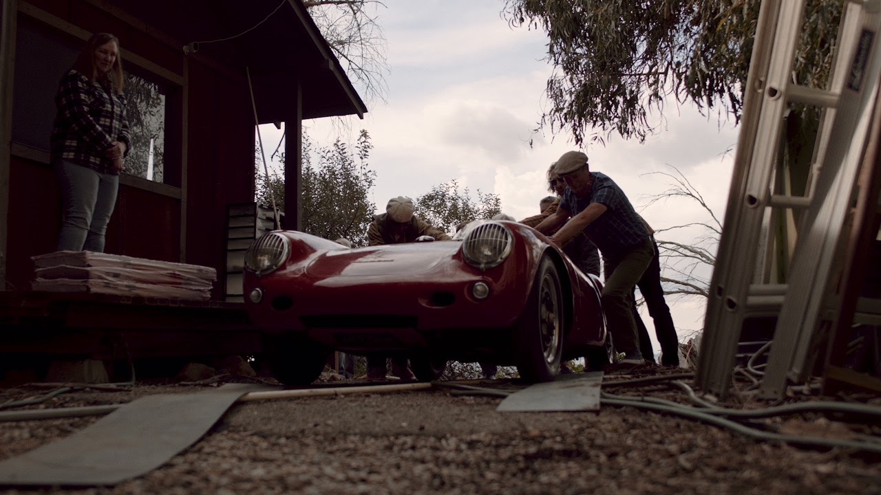 Family Porsche 550 Spyder locked away in shipping container