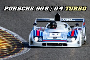 Porsche 908/04 Turbo - fly-by's and flames