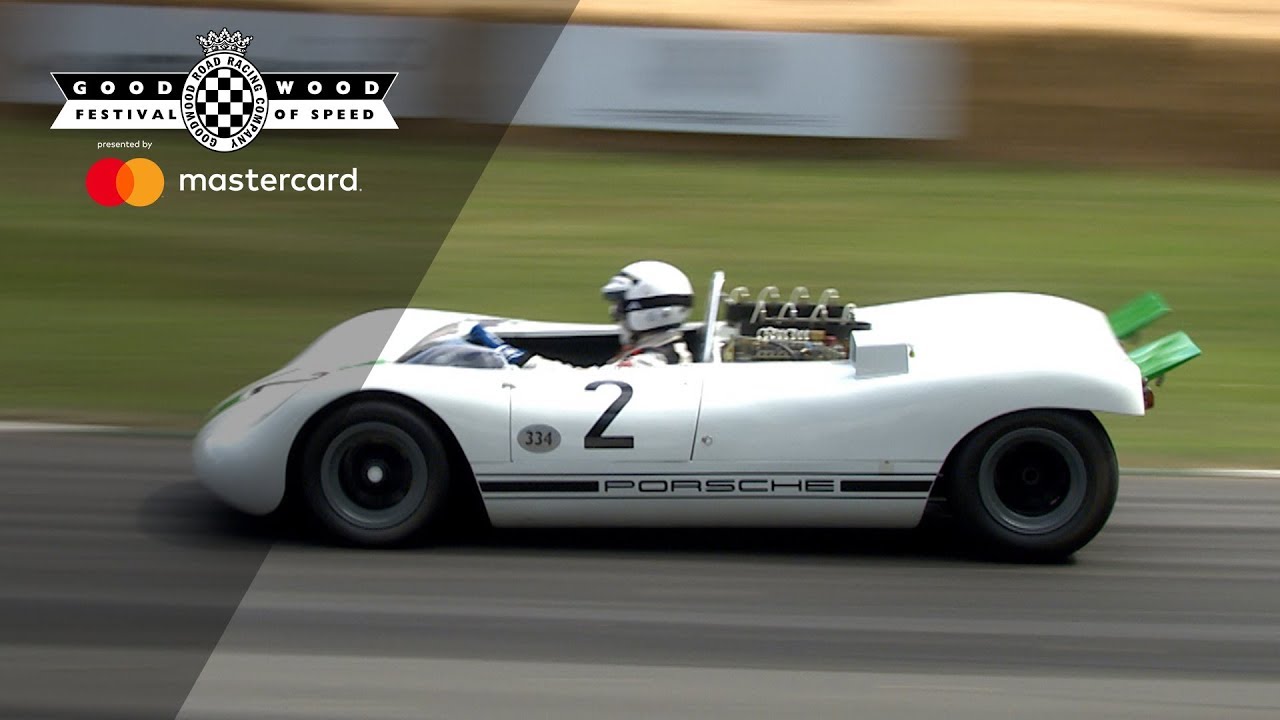 Porsche 909 Bergspyder roars up FOS hill