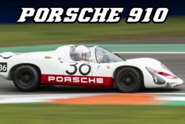 Porsche 910 fly-by's and downshifts