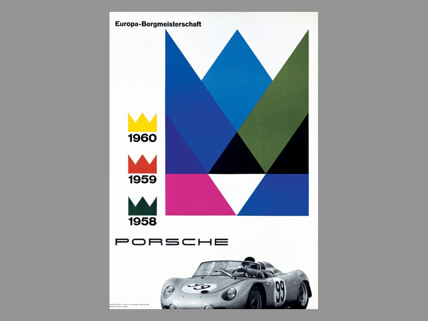 Porsche European Hill Climb Champion 1958-1959-1960