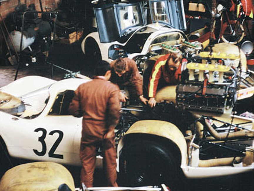 Before the 1968 Le Mans race