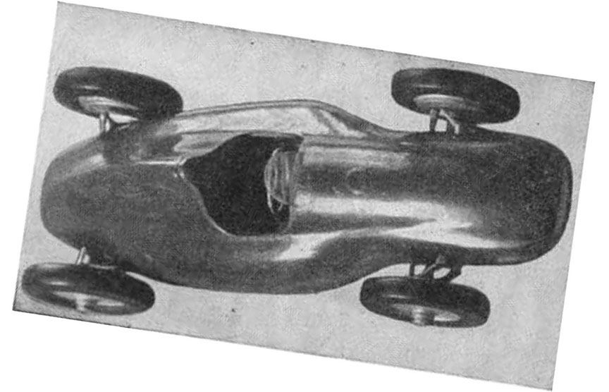Cisitalia Grand Prix, Porsche type 360, wind tunnel model