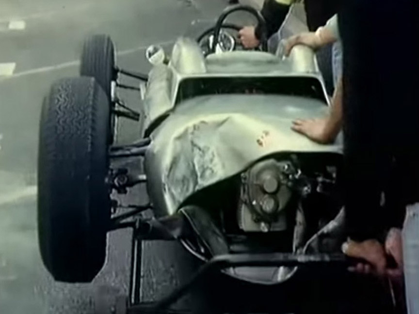 Porsche 804 Damage