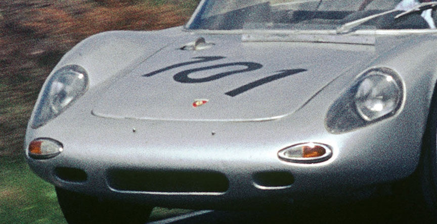 Smaller front lid for 1963 for Porsche W-RS