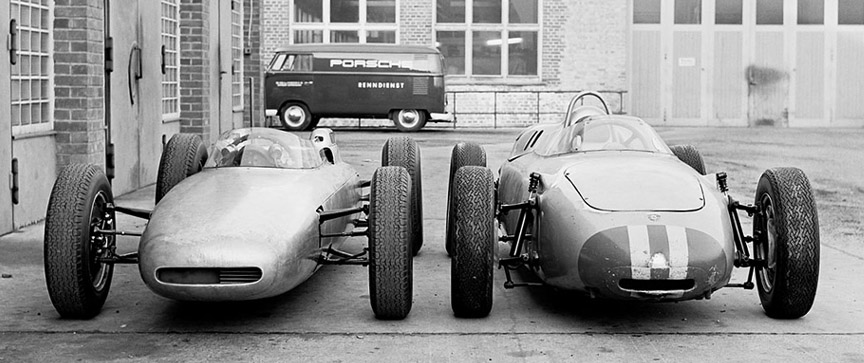 1962 Porsche 804 F1 vs 1959 Porsche 718/2 F2