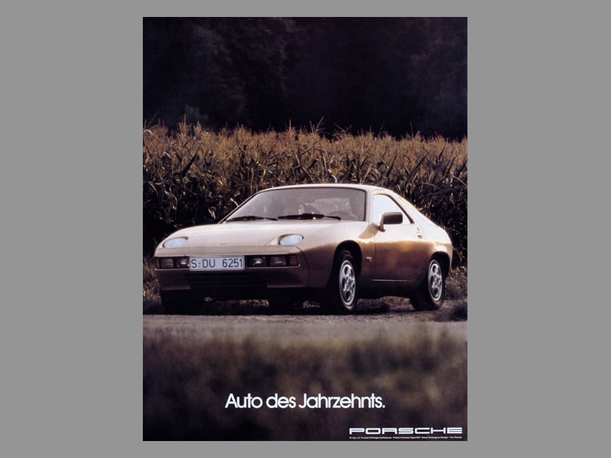Porsche 928 poster