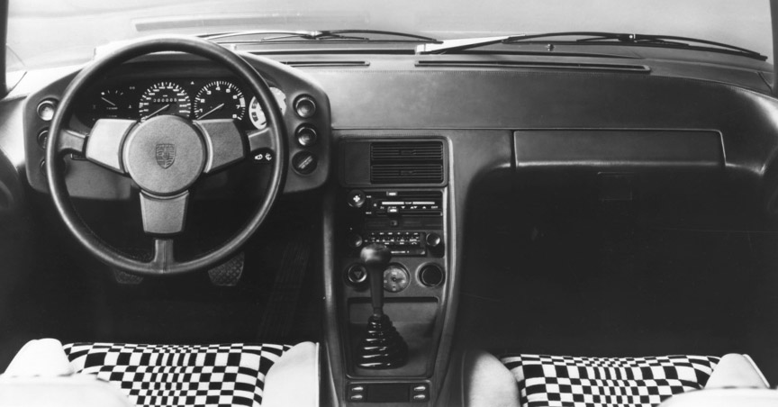 Porsche 928 prototype interior