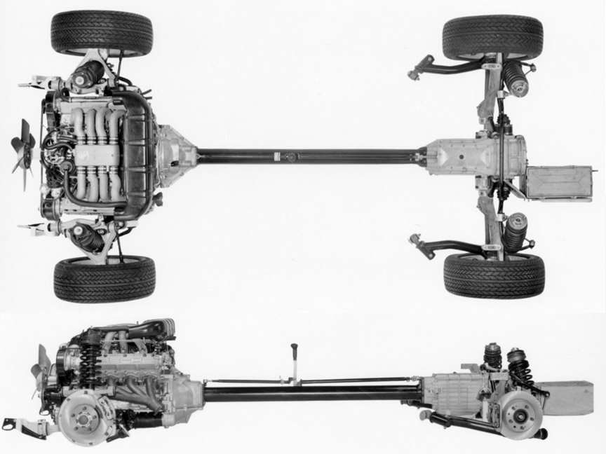 Porsche 928 suspension, engine, transmission