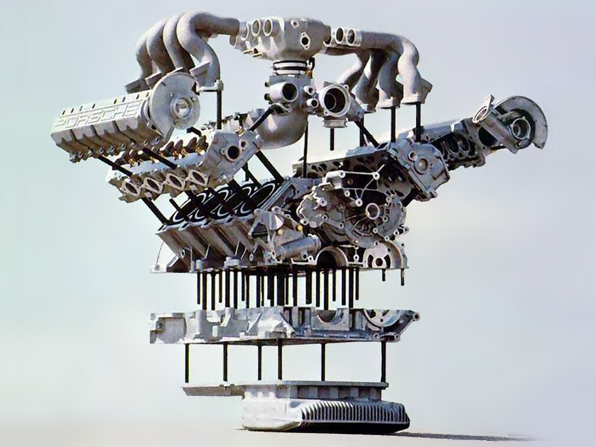 Porsche 928 engine components