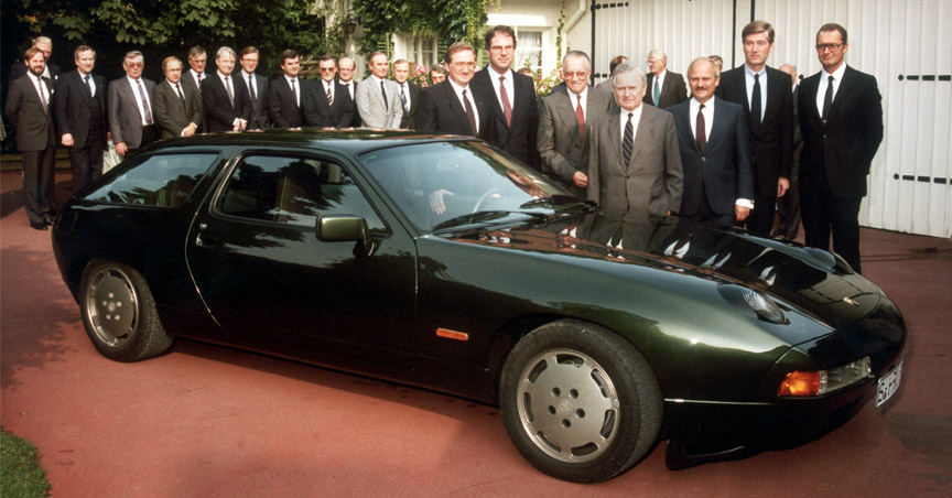 Ferry Porsche's 75th birthday present 928