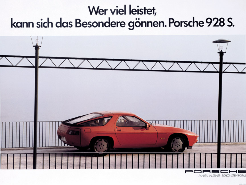 Porsche 928 S poster