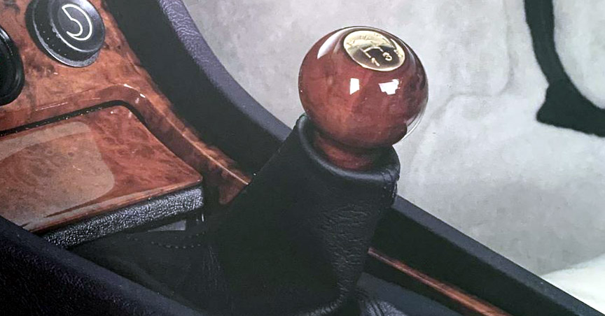 Porsche 928 Exclusive rootwood shift knob