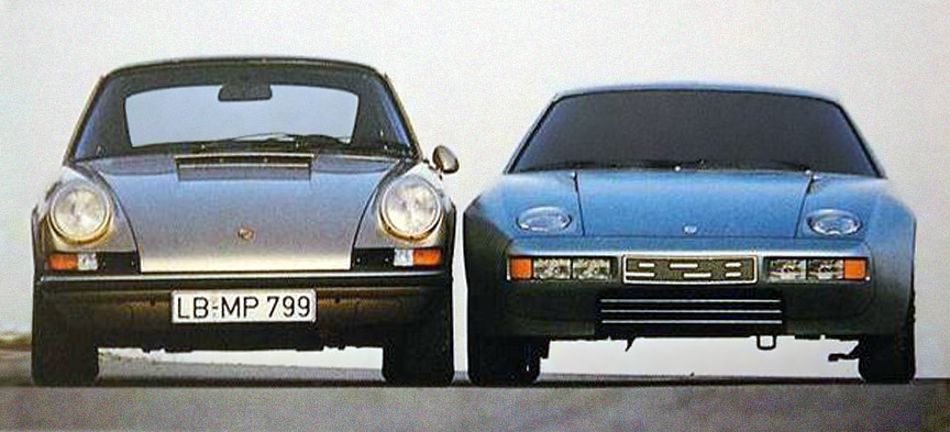 Porsche 928 clay model / mock-up (1973)