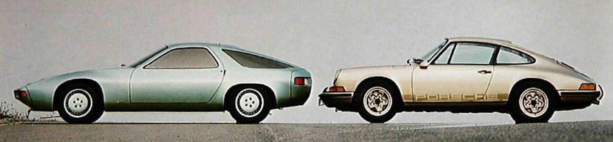Porsche 928 clay model / mock-up (1973)