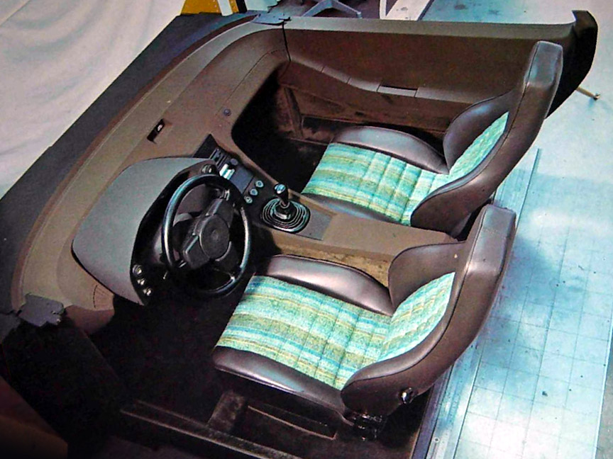 Porsche 928 interior mock-up