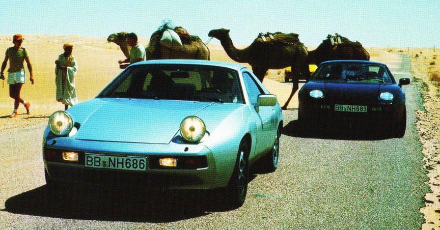 Porsche 928 prototypes in Africa
