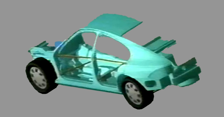 CAD model Porsche 989