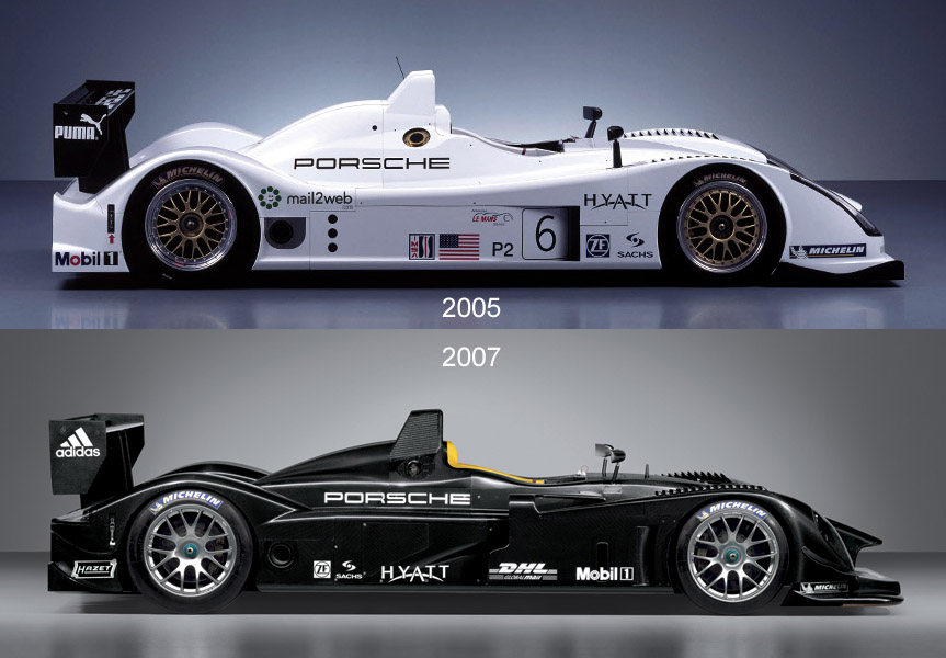 2005 RS Spyder and the 2007 RS Spyder Evo
