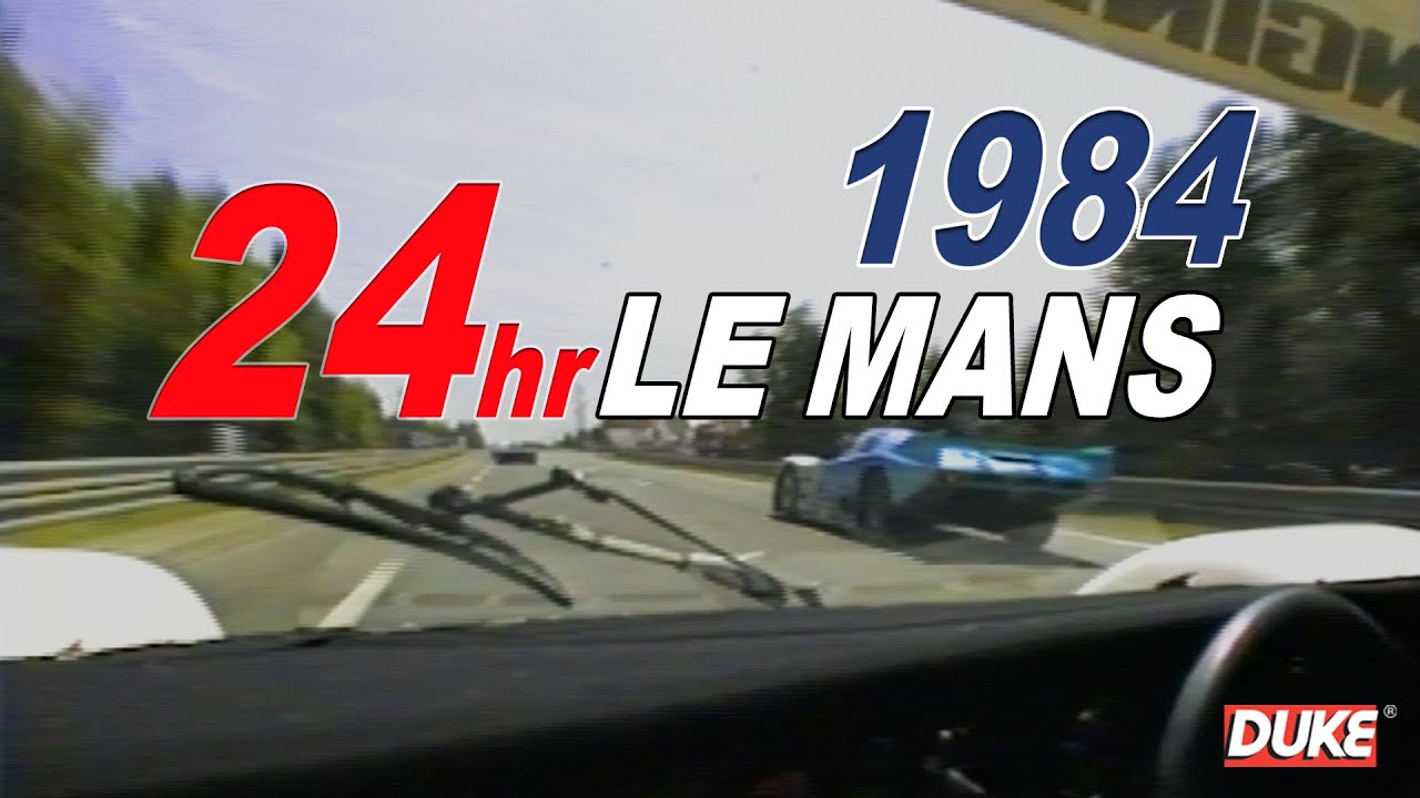 24 Hours Le Mans 1984 | In-Car | Porsche 956 | Richard Lloyd
