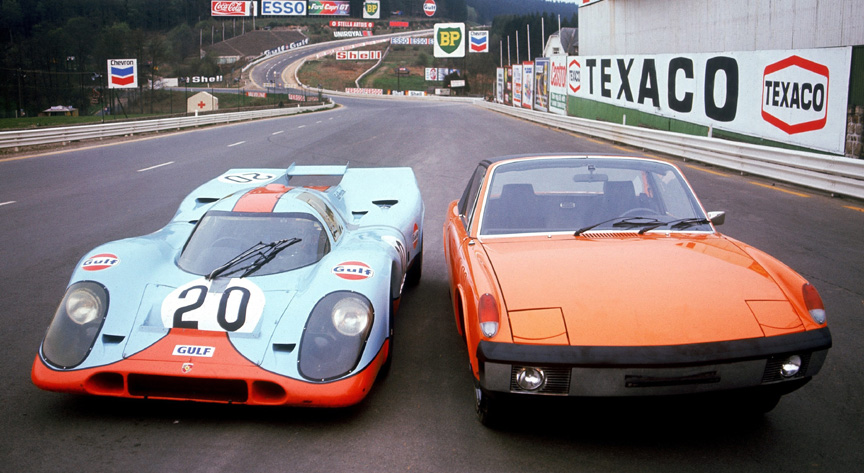 Porsche 917 and 914