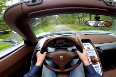 POV Drive- Porsche Carrera GT w: Straight Pipes!