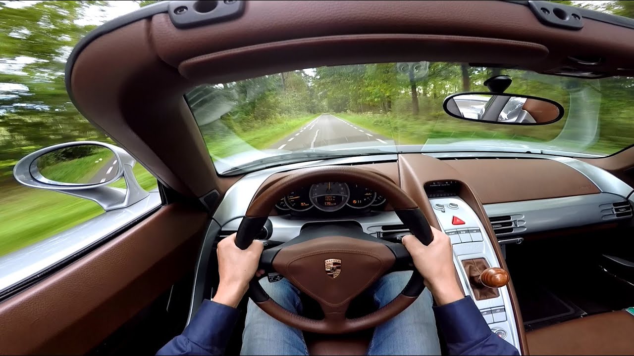 POV Drive- Porsche Carrera GT w: Straight Pipes!