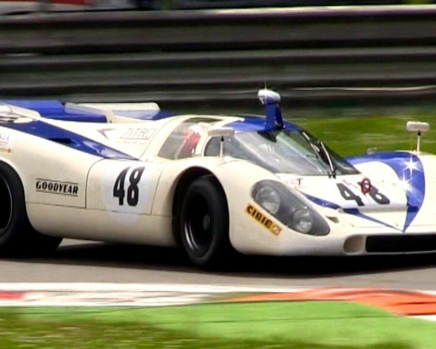 Porsche 917K Flat-12 Pure Engine Sound - In Action on Track