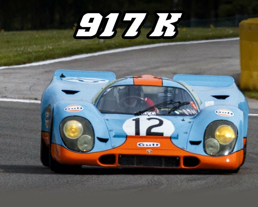 Porsche 917K racing at Spa 2019 (incl. revving)