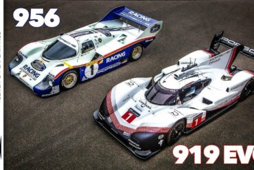 Porsche 919 EVO vs 956 - EXPLAINED Performance + OnBoard Full Lap