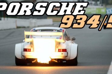 Porsche 934-5 - The biggest flames I've ever seen.