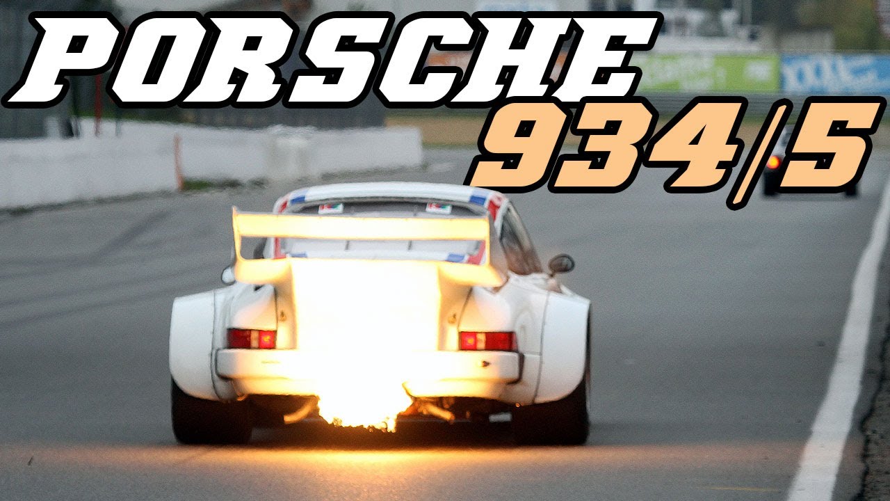 Porsche 934-5 - The biggest flames I've ever seen.