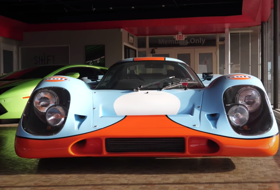 Street driving a Porsche 917