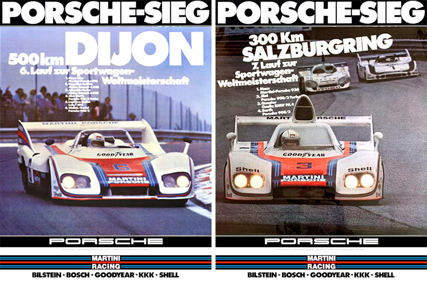 Martini Porsche 936/76No 6 Dijon 1976 