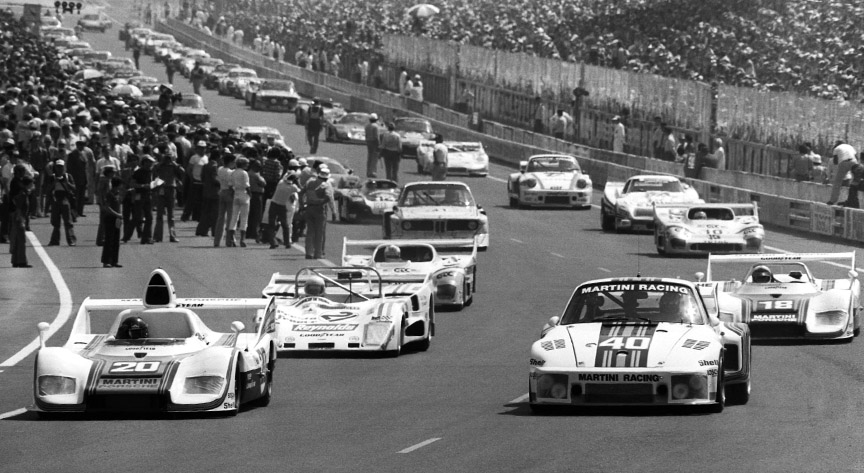 1976 Le Mans start 935 #40. © Porsche