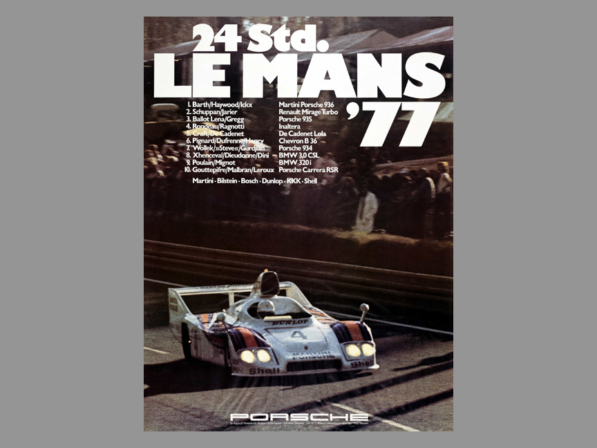 Porsche 936/77 Poster