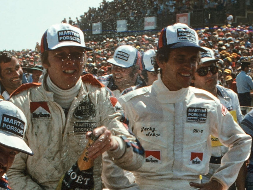 1976 Le Mans winners Gijs van Lennep and Jacky Ickx