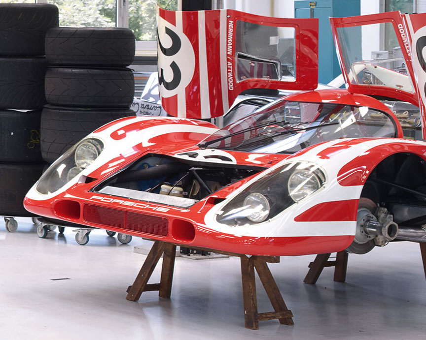 2017 photo of the Porsche 917. 