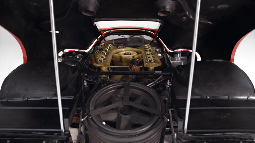 Porsche 917 Engine View